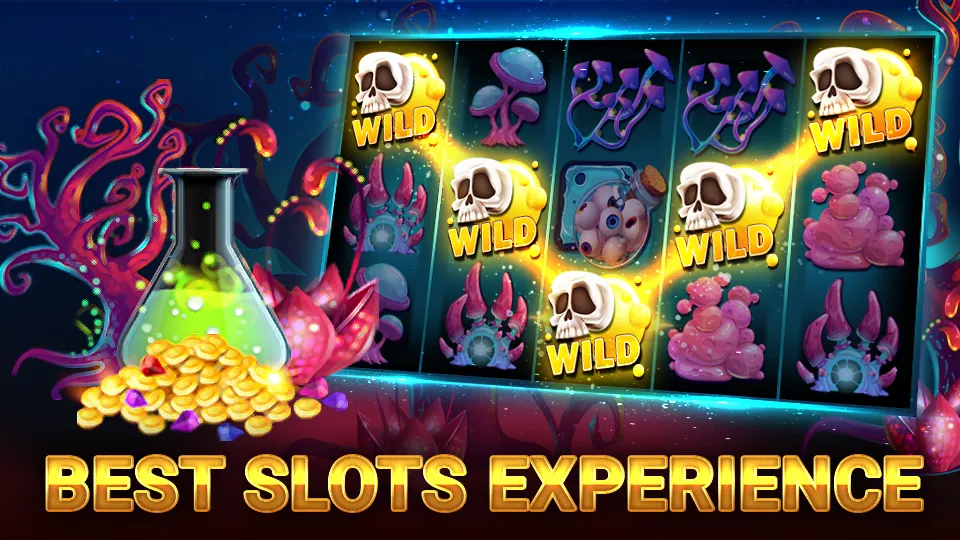Hình ảnh máy slot với biểu tượng nổ hũ Jackpot, minh họa bí quyết quay slot game.