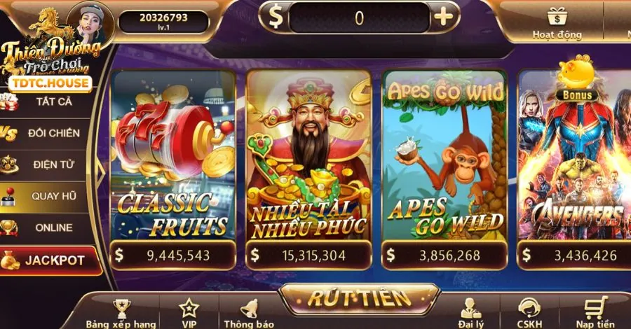 Trò chơi slot game và bắn cá Hi88