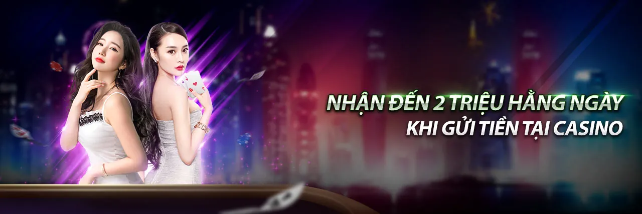Hình ảnh hoàn trả hàng ngày không giới hạn cho các trò chơi casino và thể thao.